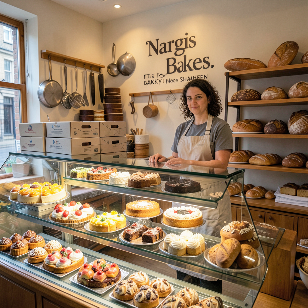 Nargis Bakes: Bradford bakery gains 421,000 views on TikTok after nurse leaves career